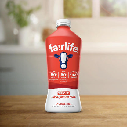 lactose-free via added lactase enzyme