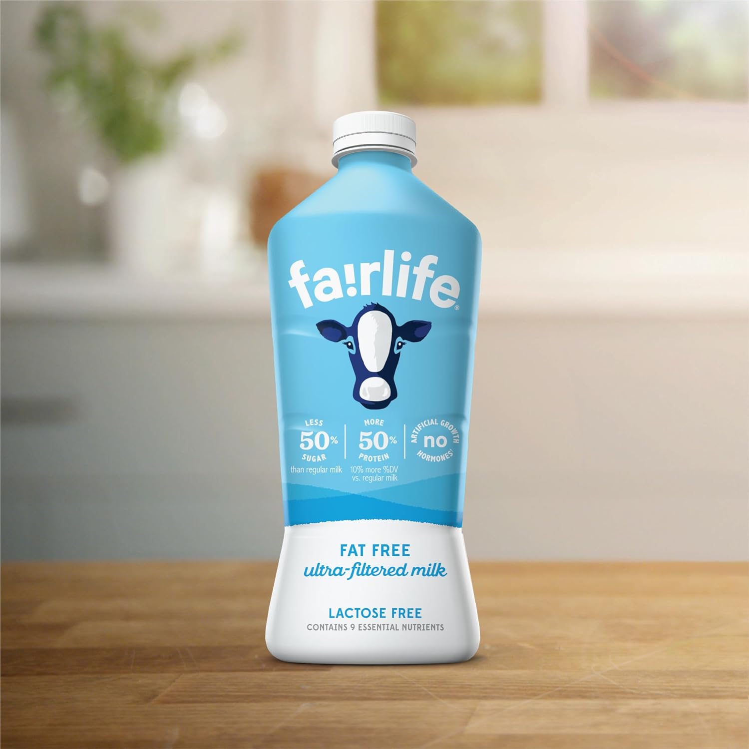 lactose-free with added lactase enzyme for dairy-sensitive consumers