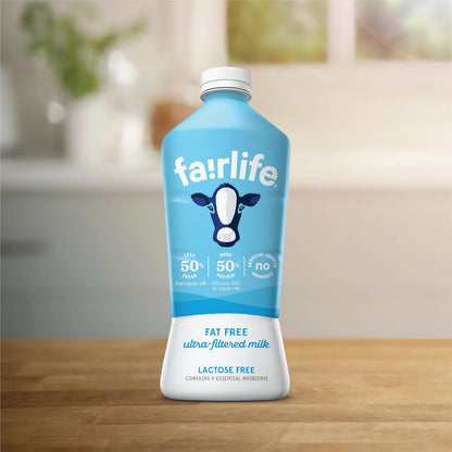 lactose-free with added lactase enzyme for dairy-sensitive consumers