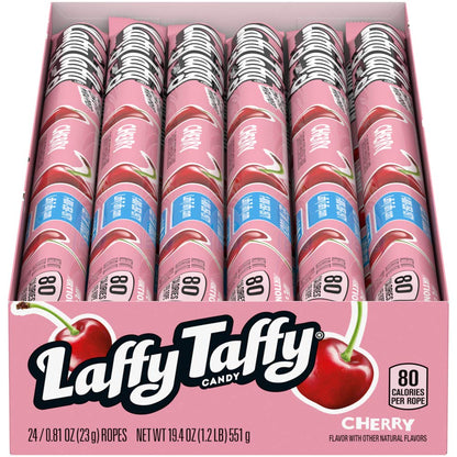 Laffy Taffy Rope, Cherry, 0.81 oz., Pack of 24