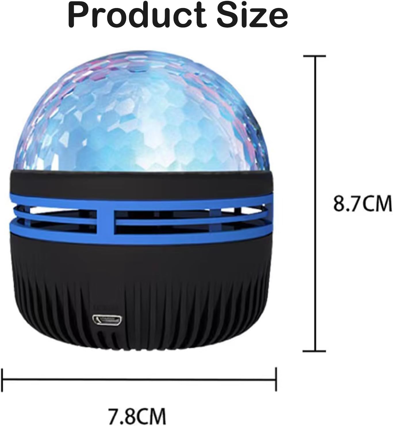 large angle projection supported by a sturdy base