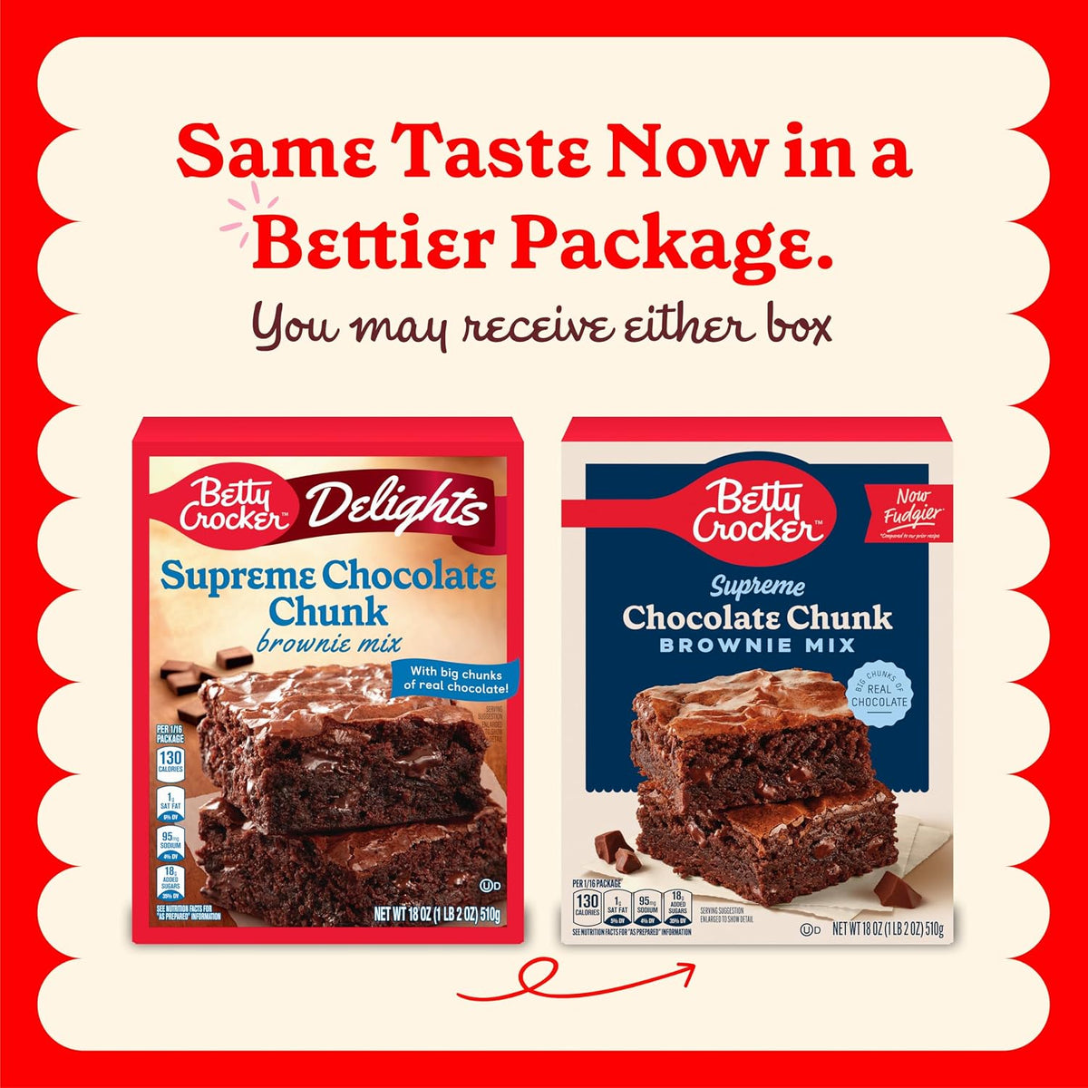 large chocolate chunks made with real chocolate