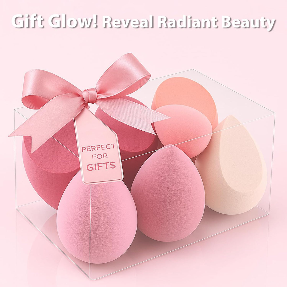LuxeSponges 7 Pcs Beauty Sponges – Gentle Foam Applicators for Calming Personal Care Evenings