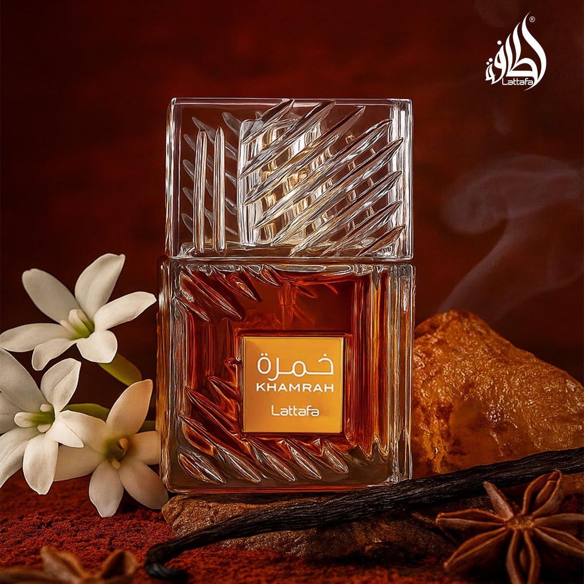 Lattafa Khamrah Arabian-Inspired Perfume – Elegant Housewarming Present for Him and Her, 3.4 oz Eau de Parfum