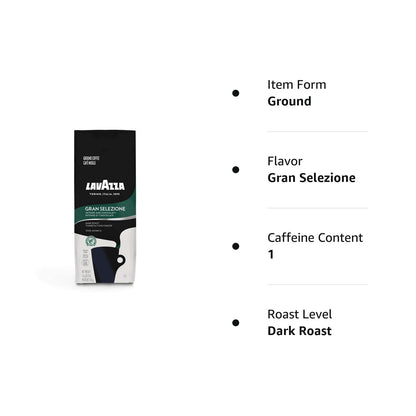 Lavazza Crema e Gusto Ground Coffee 12oz — Quick Drip Brew Blend for Busy Professional Workdays