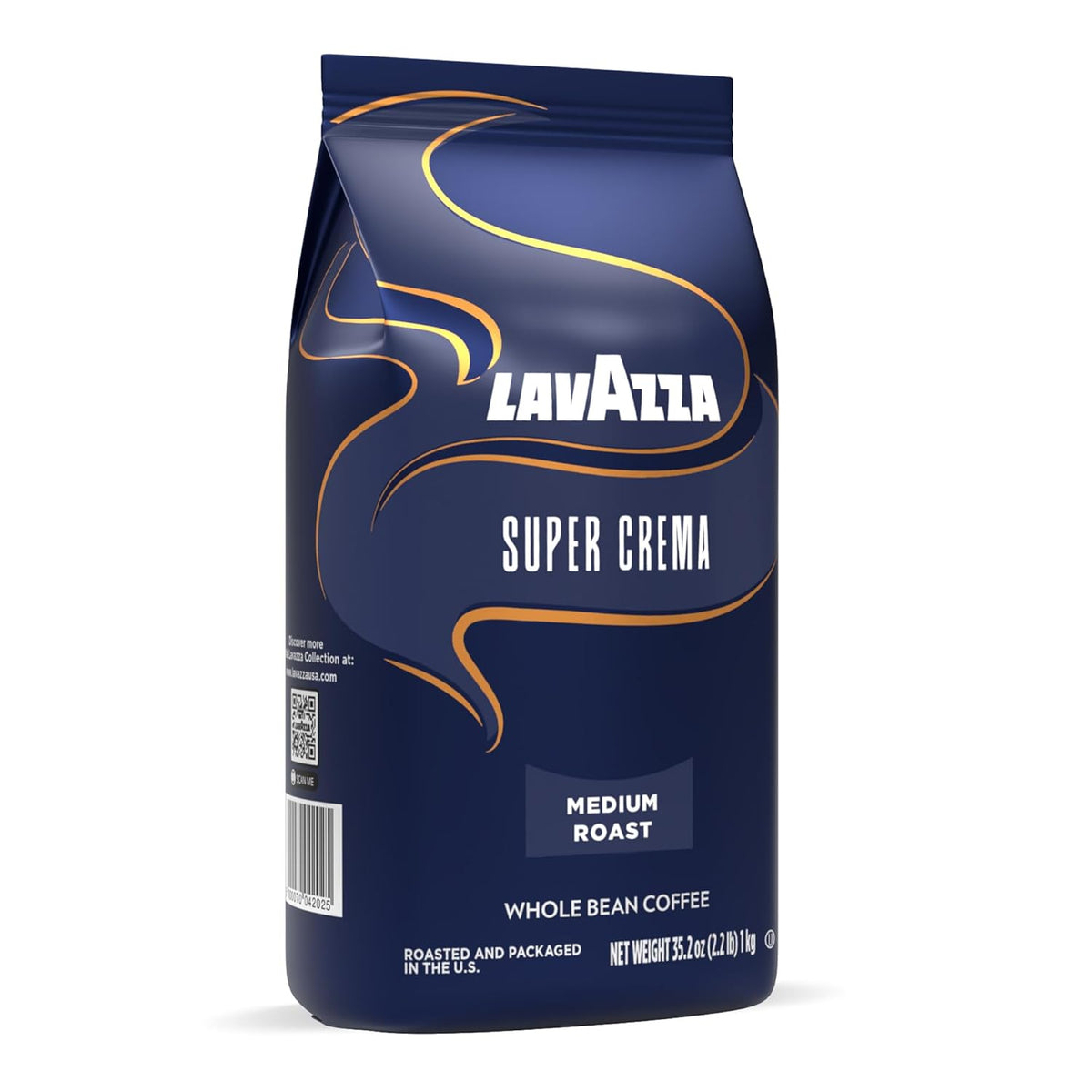 Lavazza Super Crema Whole Bean Coffee – Luxury European Blend for the Refined Home Barista