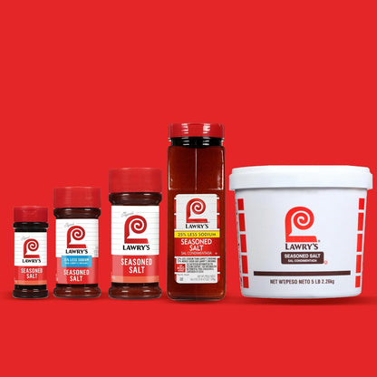 Lawry's 25% Less Sodium Seasoned Salt – Time-Saving Multi-Spice Blend for Professional Chefs, Fast Service and Consistent Flavor
