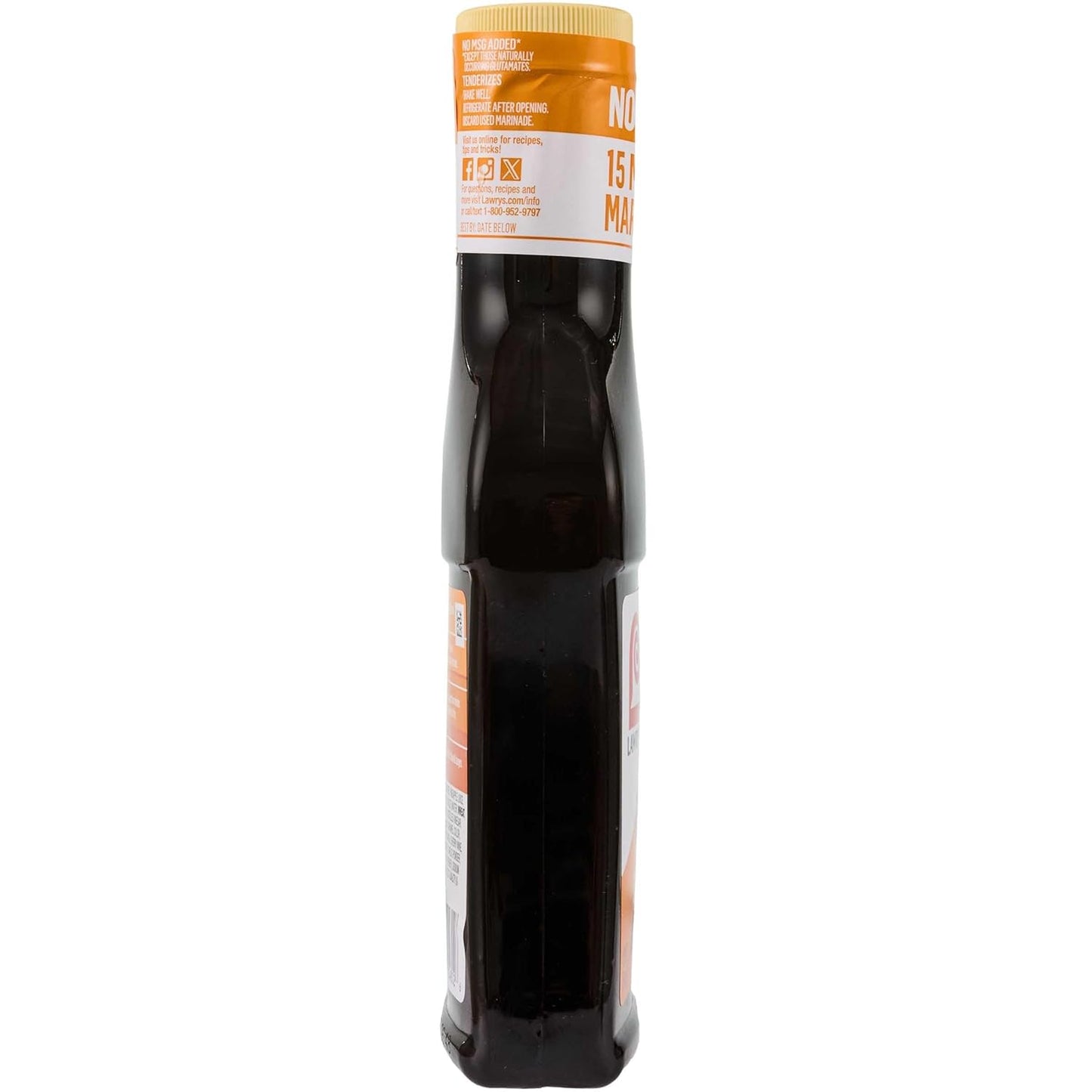 Lawry's Teriyaki With Pineapple Juice Marinade – Portable Pour Bottle for Tailgates and Outdoor Dinners, 12 fl oz
