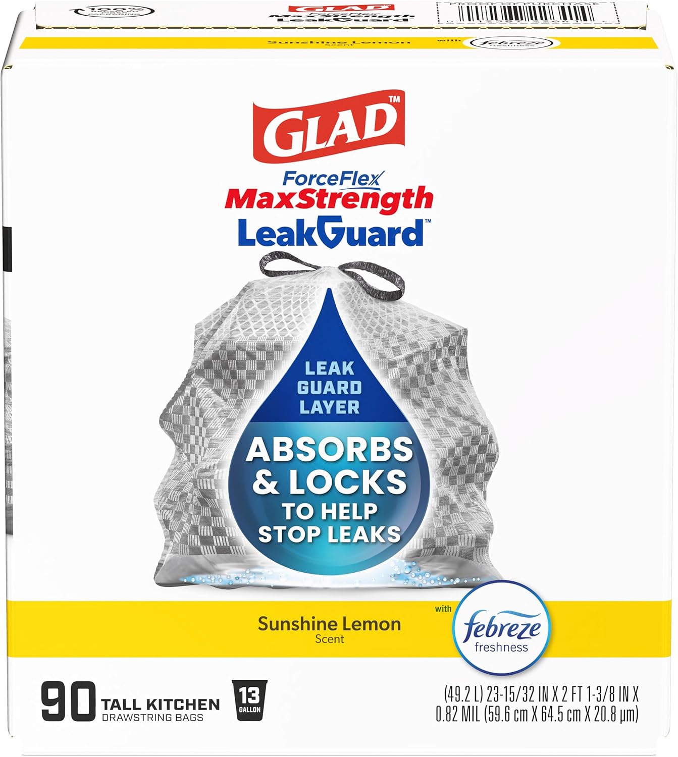 leakguard liquid-locking technology that absorbs water, coffee, juice and similar liquids