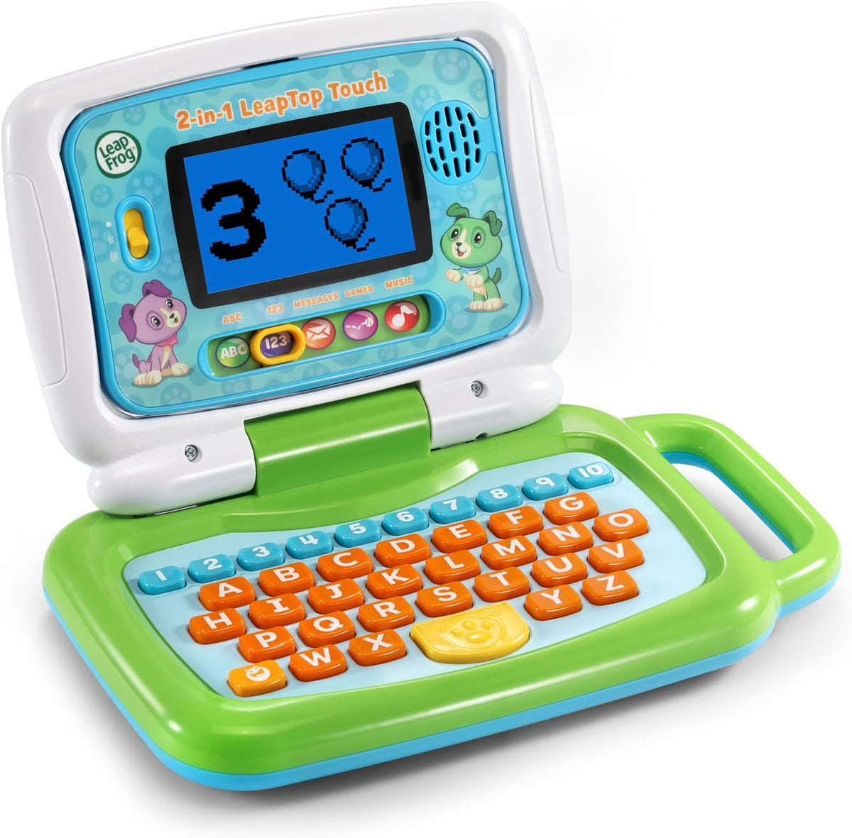 LeapFrog 2-in-1 LeapTop Touch – Uncluttered Educational Toy for Minimalist Homes, Single Device for Letters Numbers and Music