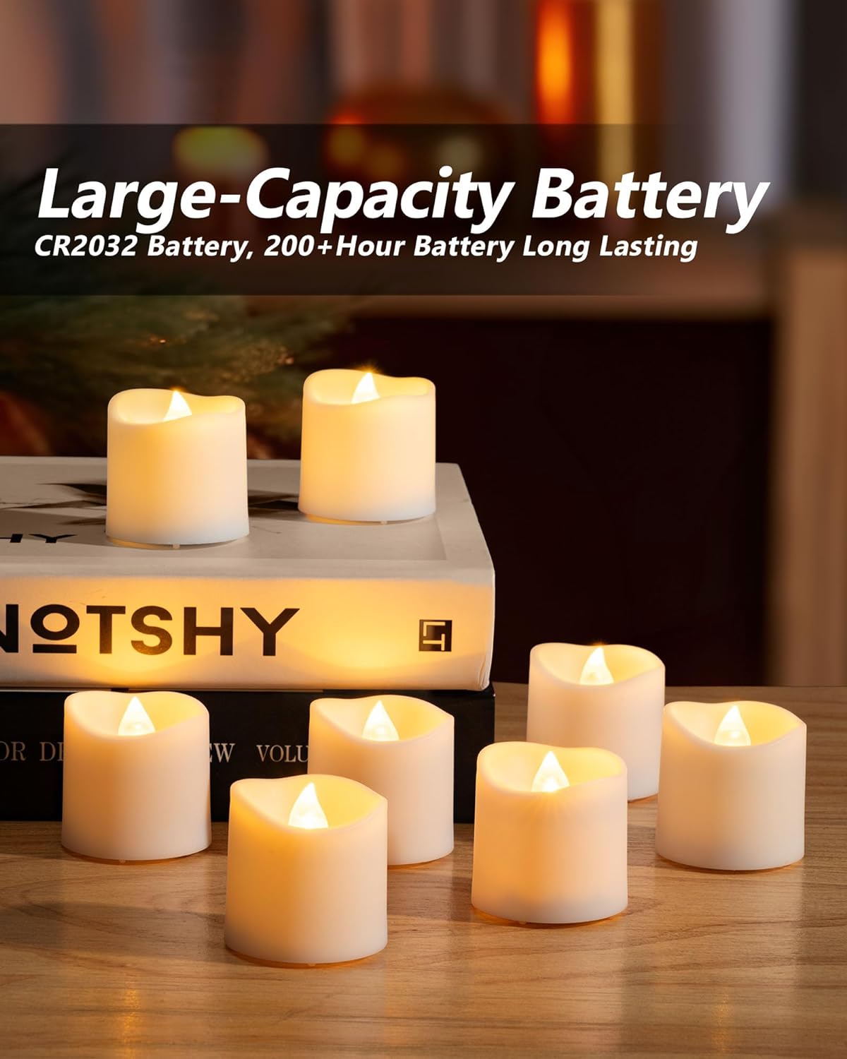 led flame bead with warm white flicker effect and soft uniform glow