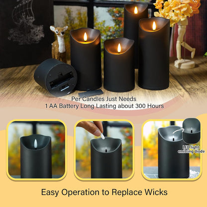 led flicker effect with moving-wick light refraction for realistic flame simulation