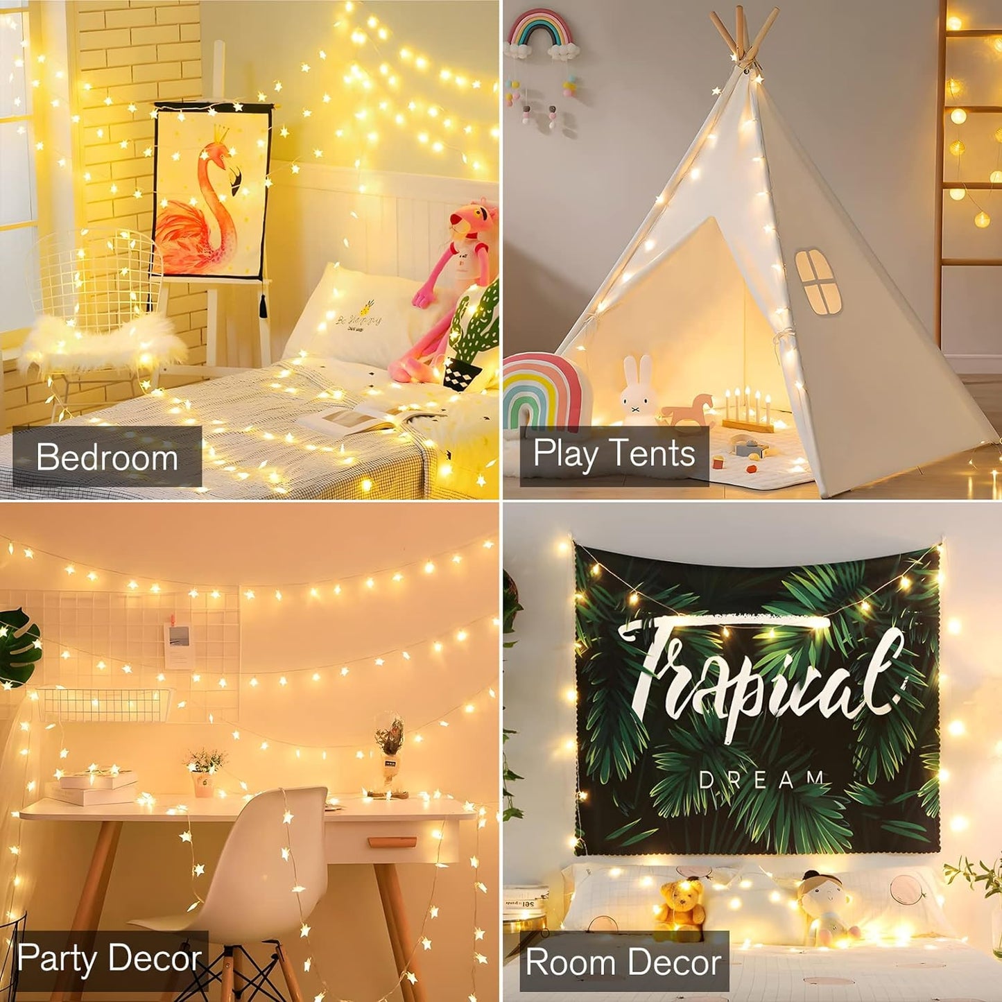 led technology with 2.8k kelvin warm white color temperature for cozy glow