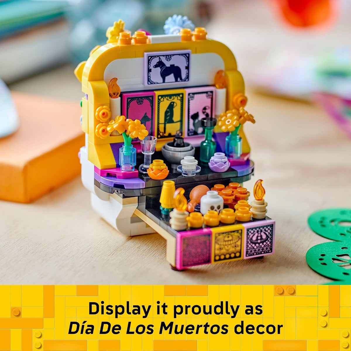 LEGO Altar of the Dead 40811 – Finished Two-Sided Altar Build for Holiday Shelf Styling & Seasonal Vignettes