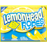 Lemonhead Ropes Soft Lemon Licorice Candy – Hiking Trail and Park Day Treat, 9 oz