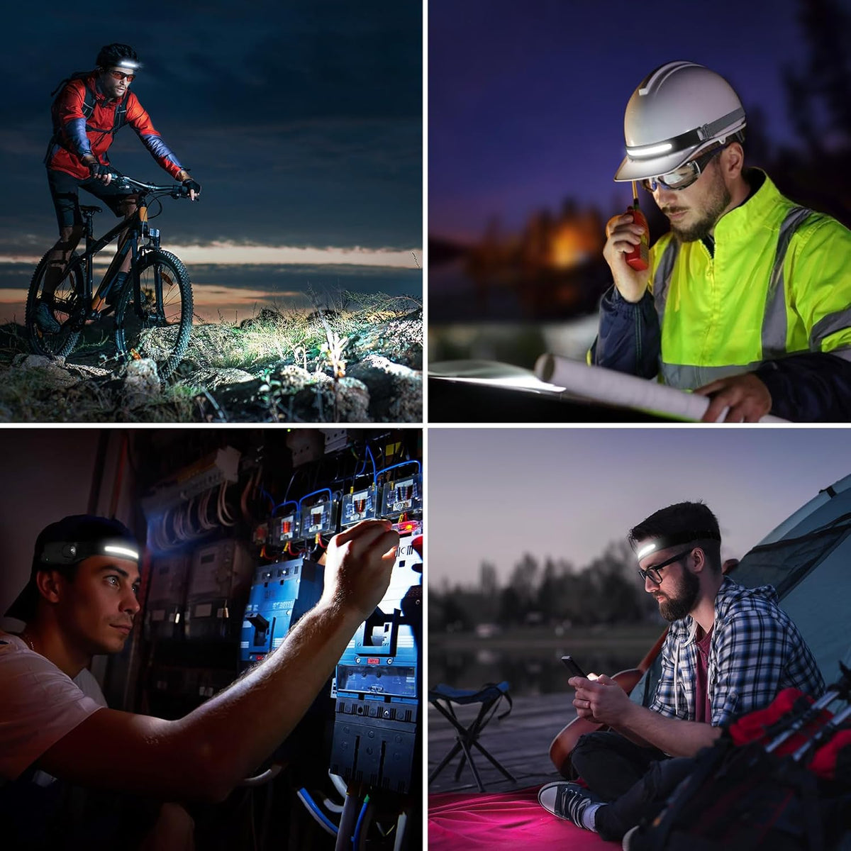 Lepro Rechargeable Emergency Headlight for Home, Car and Storm Shelter – No Batteries, No Fire Risk