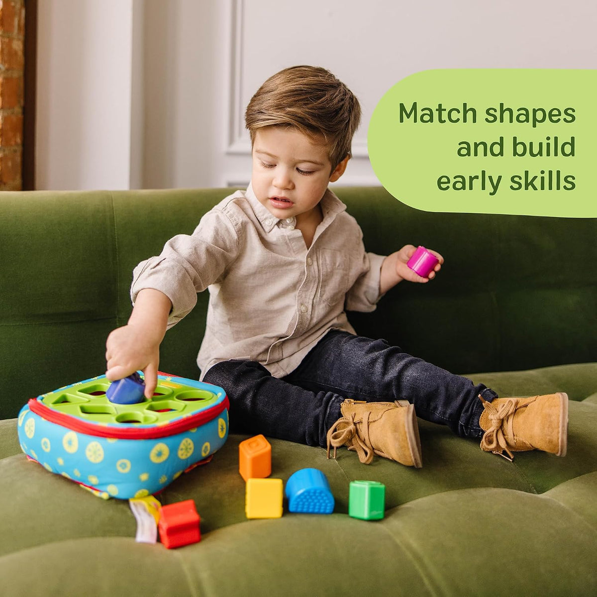 lift-up crinkly flaps that reveal hidden pictures for peek-and-discover play