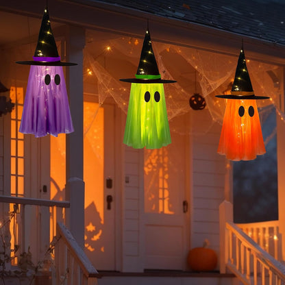 light-up bodies from internal string lights to create a glowing nighttime effect