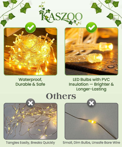 lights and vines packaged separately for maximum diy customization