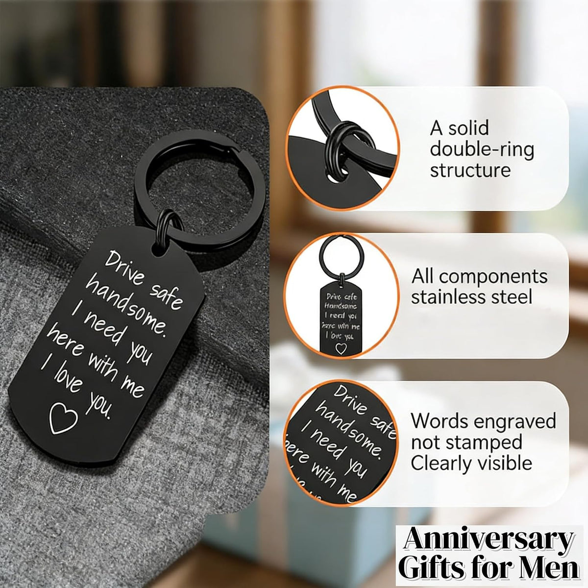 lightweight 24.1g construction for comfortable everyday carry