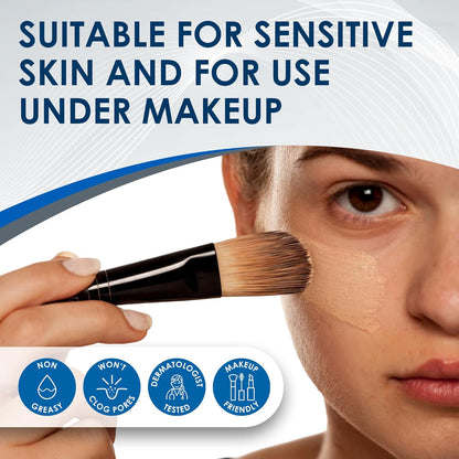 lightweight, non-greasy cream texture that absorbs quickly