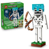 LEGO Minecraft The Skeleton 21594 – Thoughtful Gift for Minecraft Collectors, Posable Bedroom Shelf Decor for Tween Boys and Girls