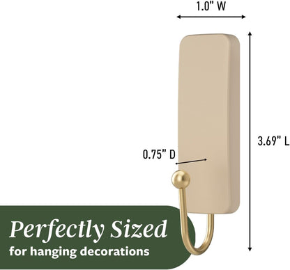 limited edition 4-pack includes 4 hooks and 6 command adhesive strips