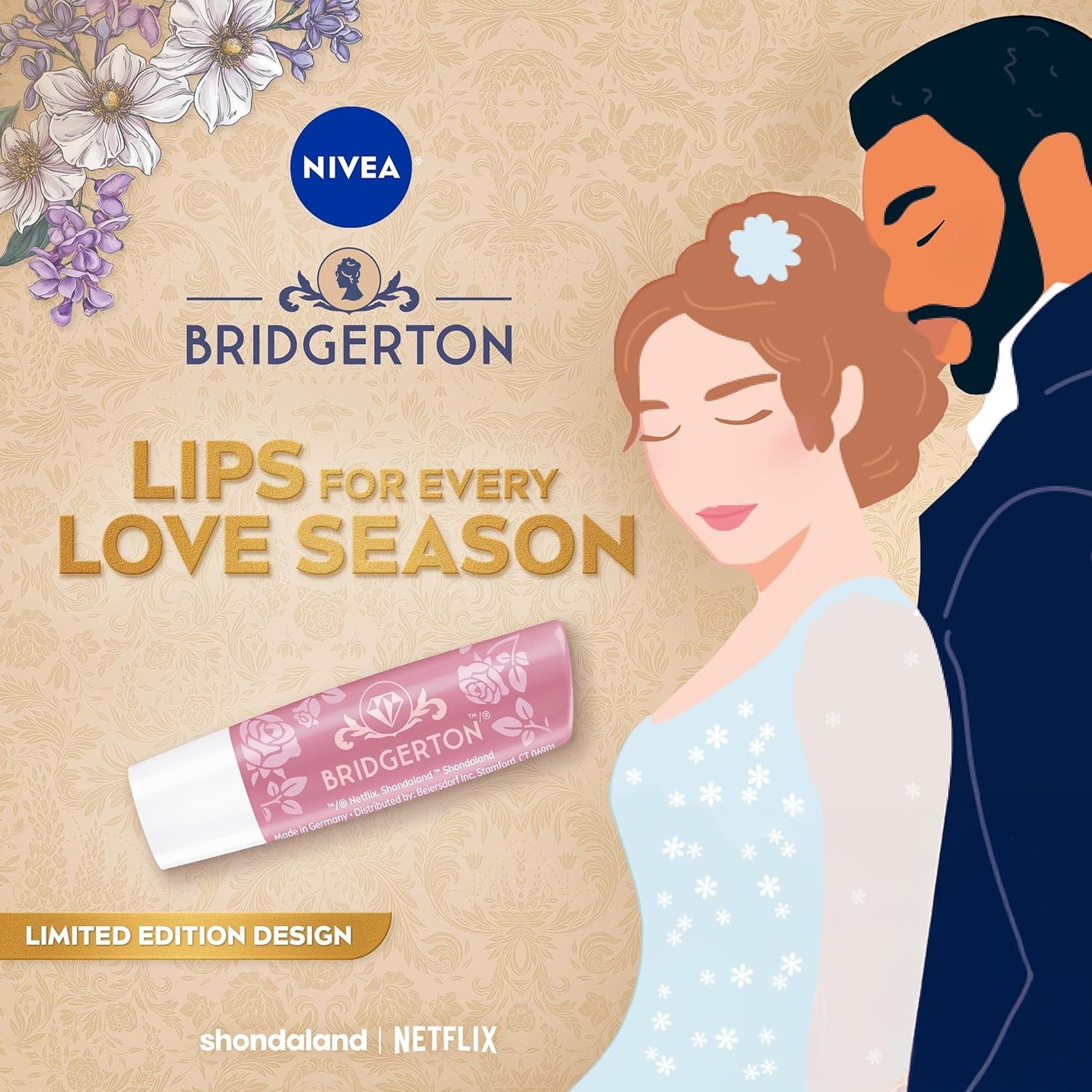 limited-edition bridgerton regency-inspired outer packaging