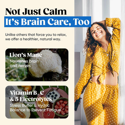 lion's mane mushroom extract added for cognitive function and focus