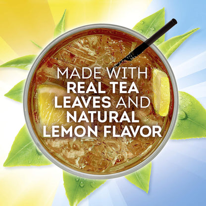 Lipton Lemon Sweetened Iced Tea Mix – Outdoor Party Pitcher Staple, Powdered Sweet Tea for Grilling Season