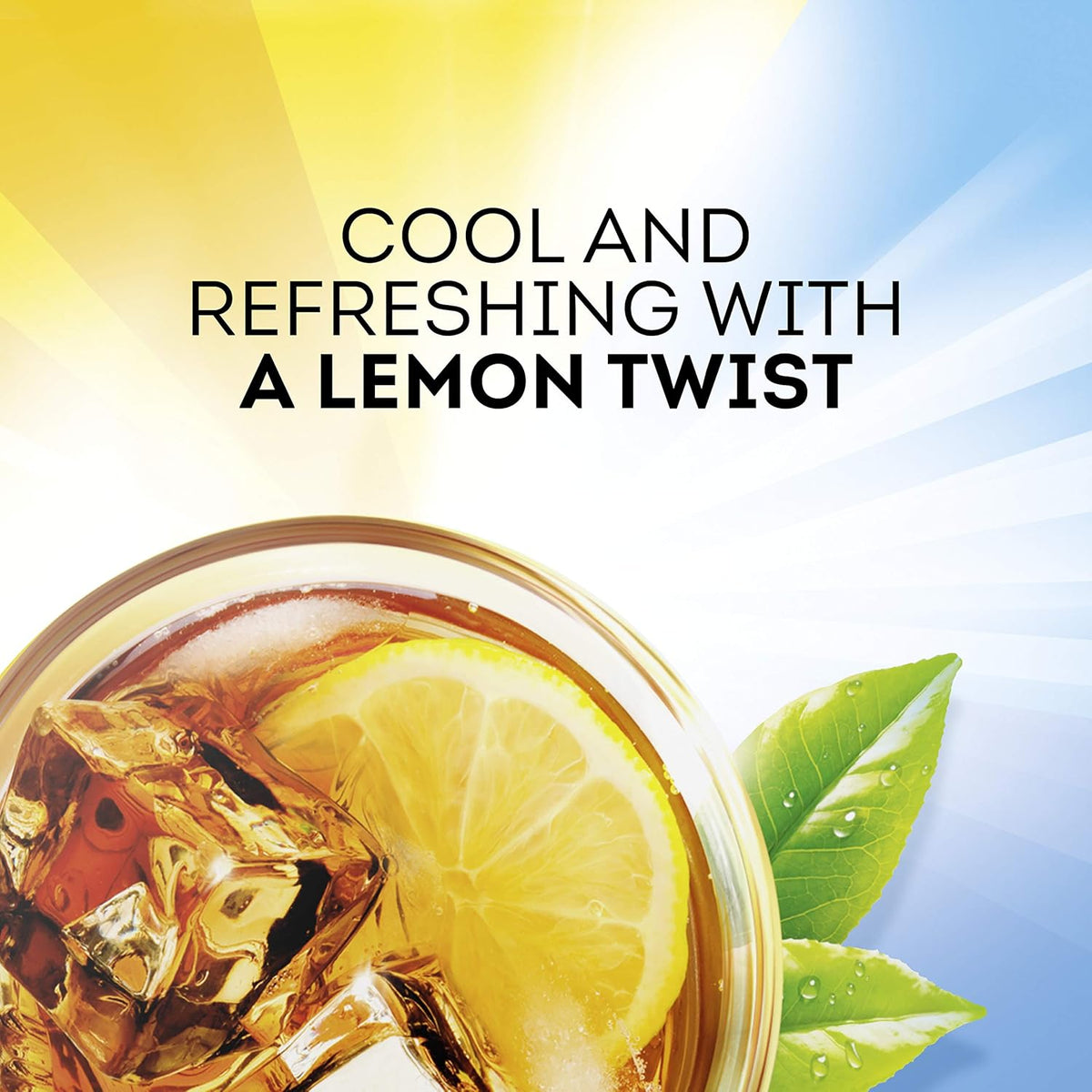 Lipton Lemon Sweetened Iced Tea Mix – Outdoor Party Pitcher Staple, Powdered Sweet Tea for Grilling Season