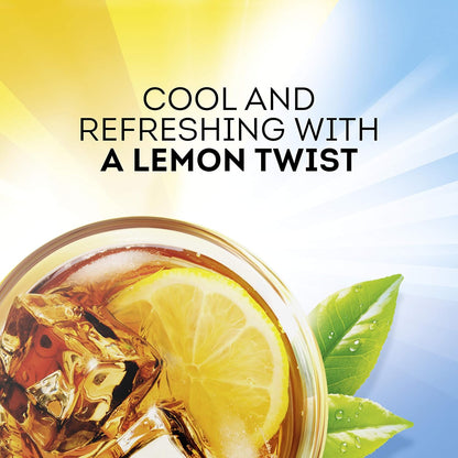 Lipton Lemon Sweetened Iced Tea Mix – Outdoor Party Pitcher Staple, Powdered Sweet Tea for Grilling Season