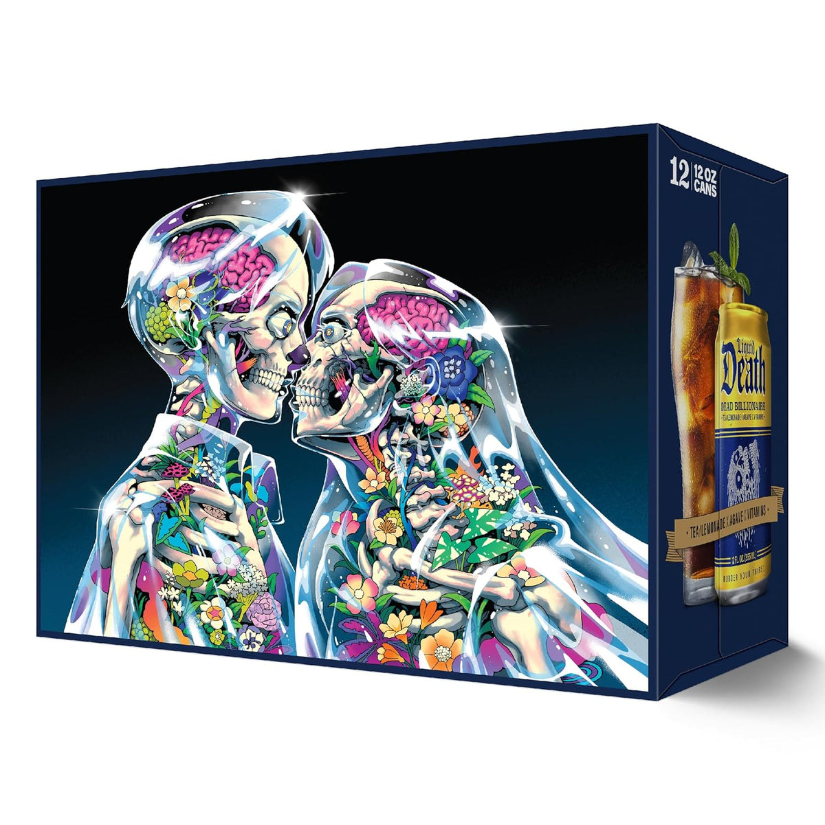 Liquid Death Iced Tea – Durable Recyclable Drink for Beach Days and Picnic Coolers