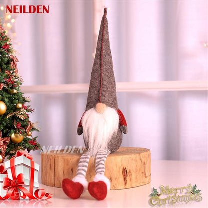 BWFY Red Green and Gray Gnome Ornaments as a Playful Christmas Present for Kids, Friends, and Family