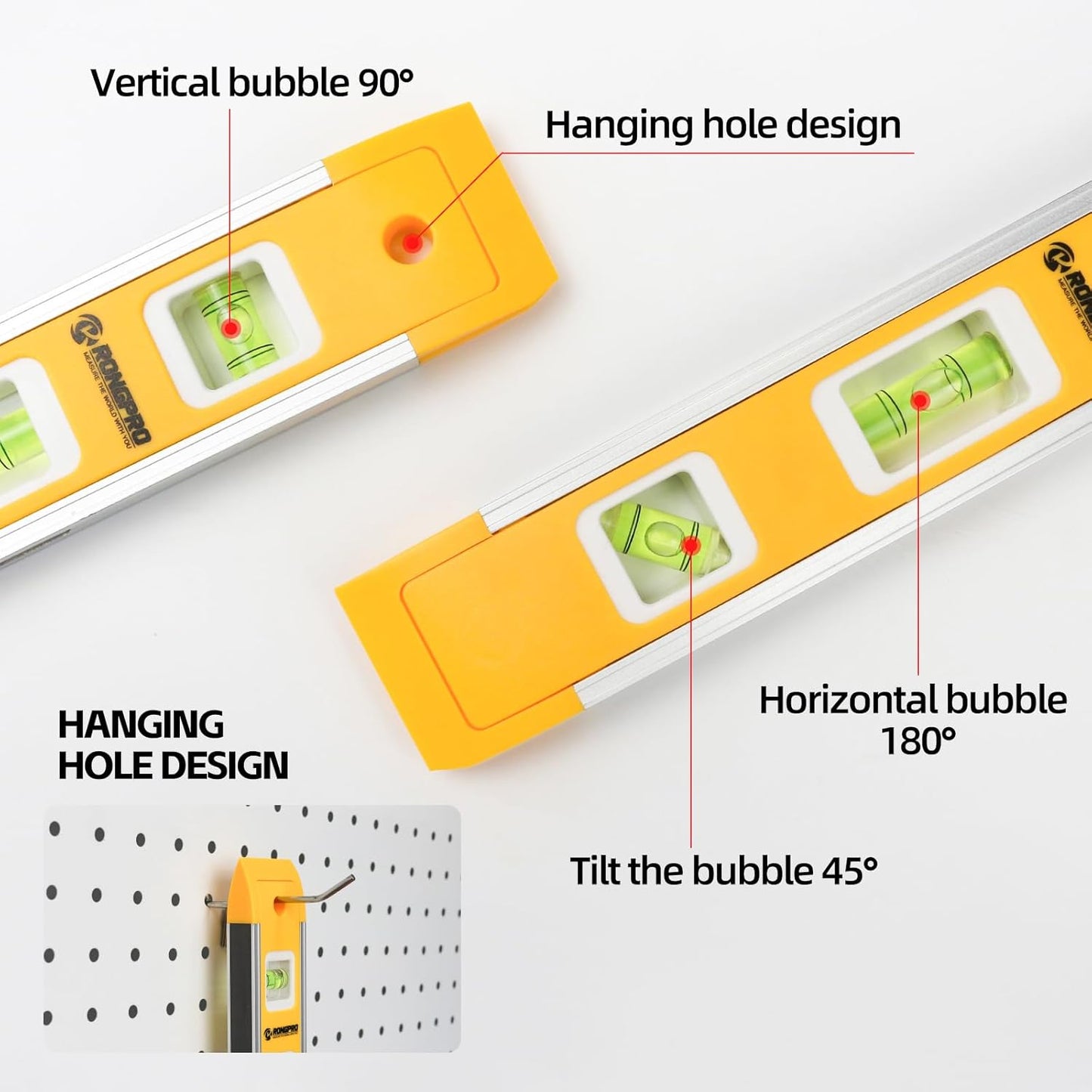 long magnetic edge for hands-free attachment to ferrous surfaces