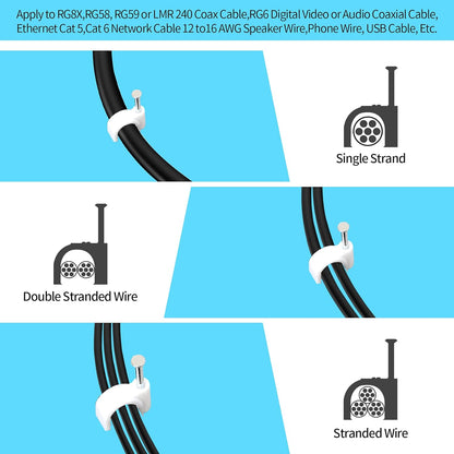 long nail design for secure hold in cement, wood, plaster, and brick walls