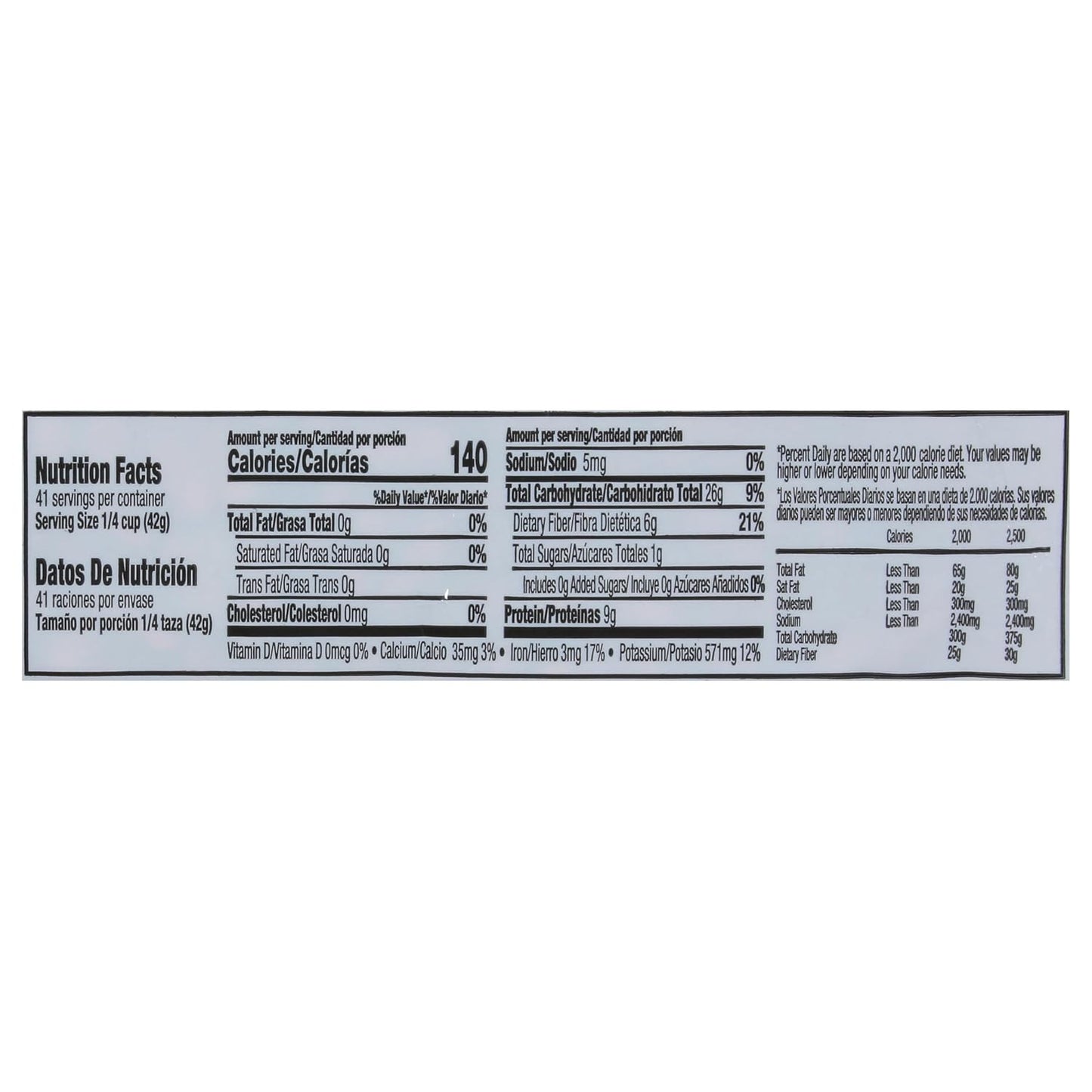 long shelf life dry format, no refrigeration required