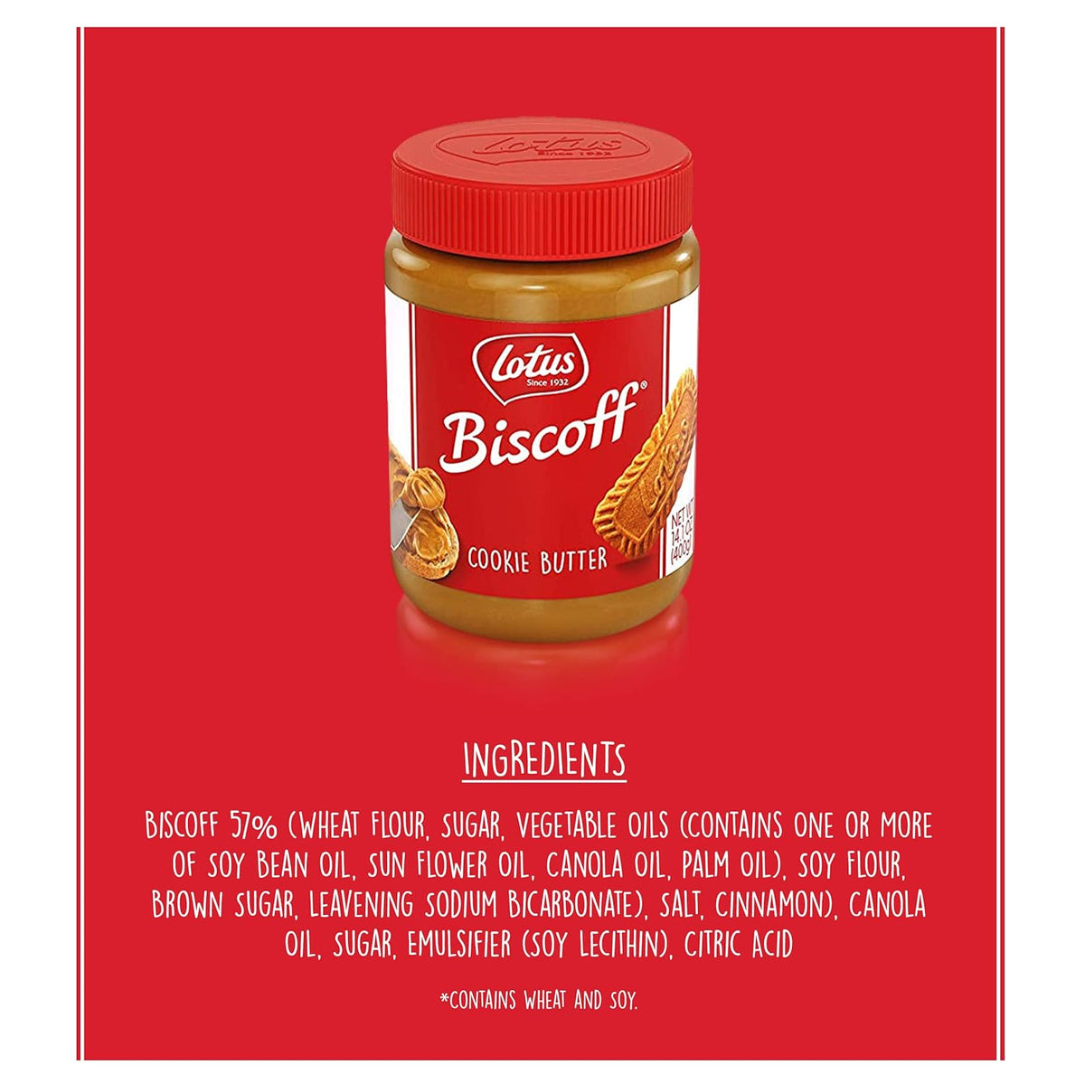 Lotus Biscoff Cookie Butter Spread – Plant-Based Indulgence for Healthy Snack Boards, No Artificial Additives