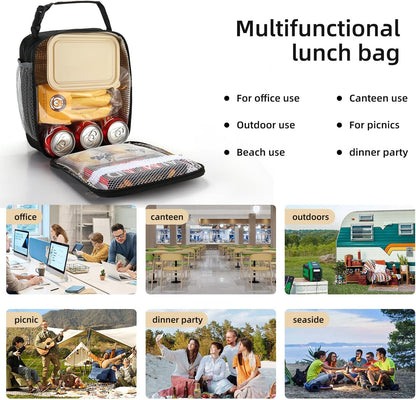 Lovoeo Hiking Lunch Bag with Removable Clasp – Insulated Carrier for Day Trips