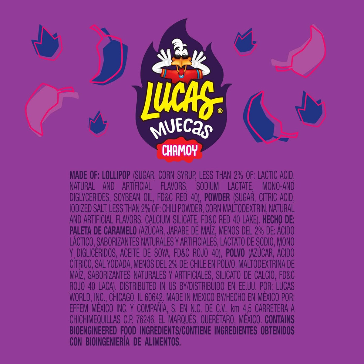 Lucas Muecas Chamoy Lollipops – Shareable Mexican Candy Gift Set for Holiday Exchanges and White Elephant Parties
