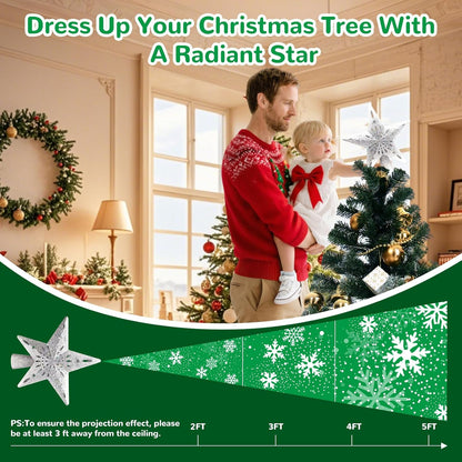 Lumabelle Plug-In Christmas Tree Star – Tranquil Seasonal Glow for Bedroom Sanctuary and Holiday Meditation Space
