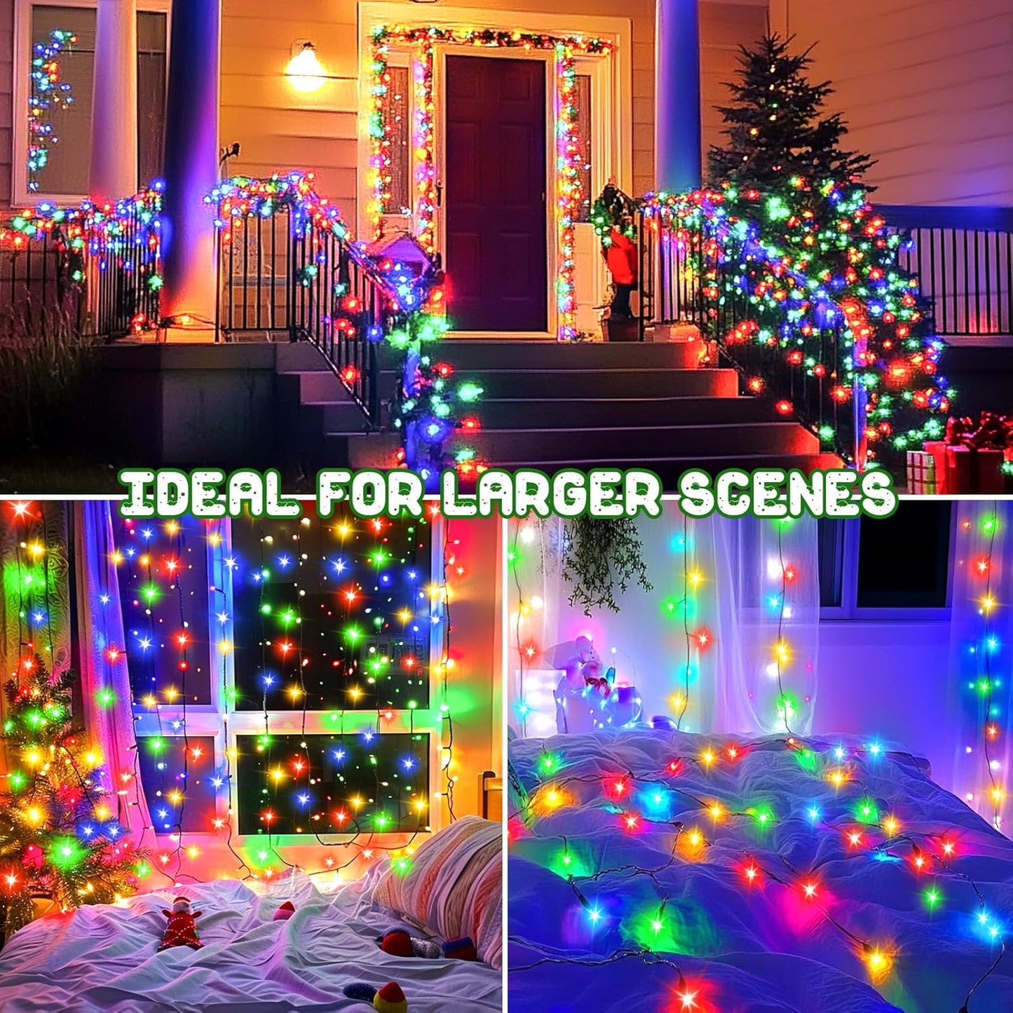 Lumabelle Quiet Design String Lights – Subtle Ambient Light for Minimal Interiors, 2-Pack