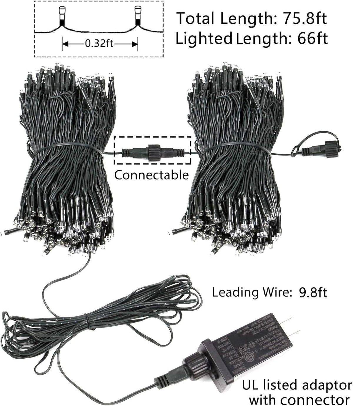 Lumify 66ft 200 LED String Lights – Cozy Housewarming Gift for Her with App-Controlled Custom Colors