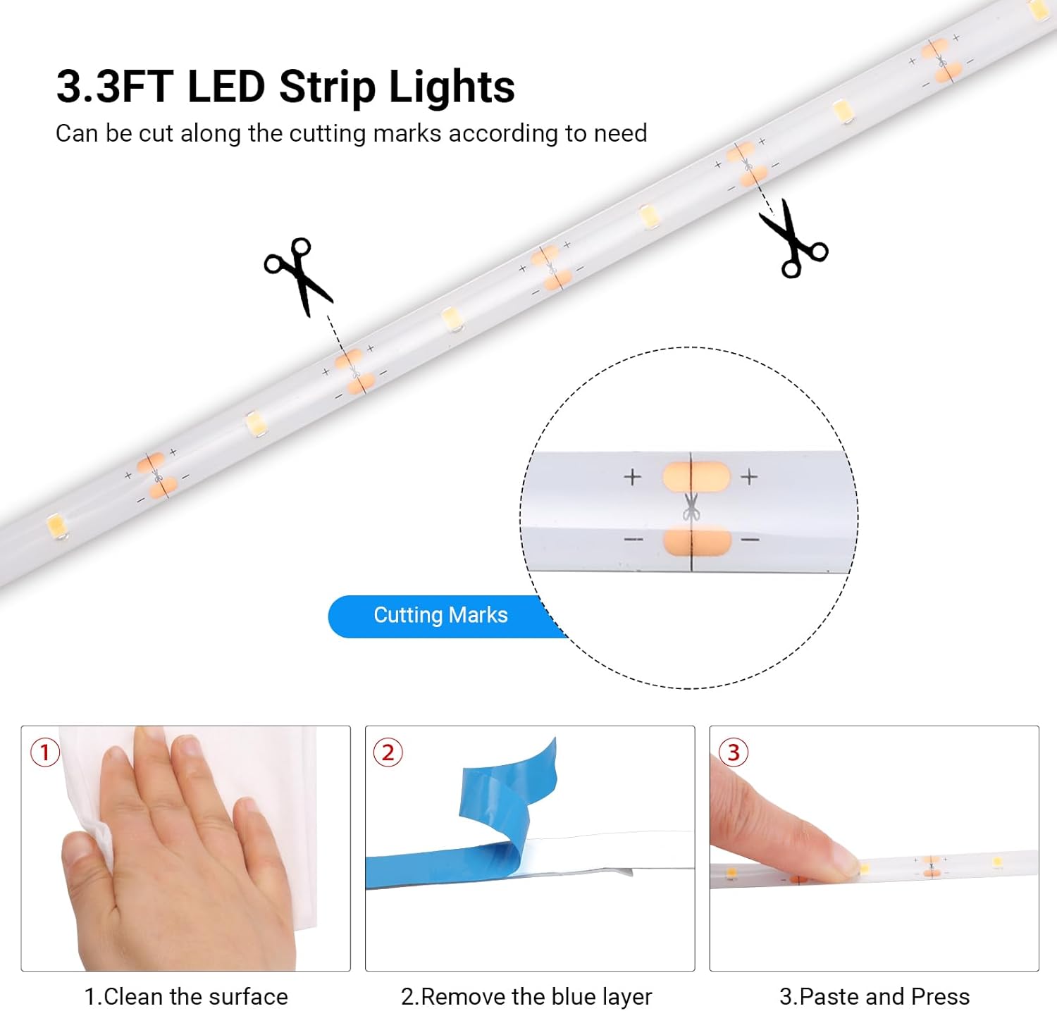 LumifyHome Battery Operated Strip – Flexible Outdoor Decor for Pergola Edges and Bar Counters