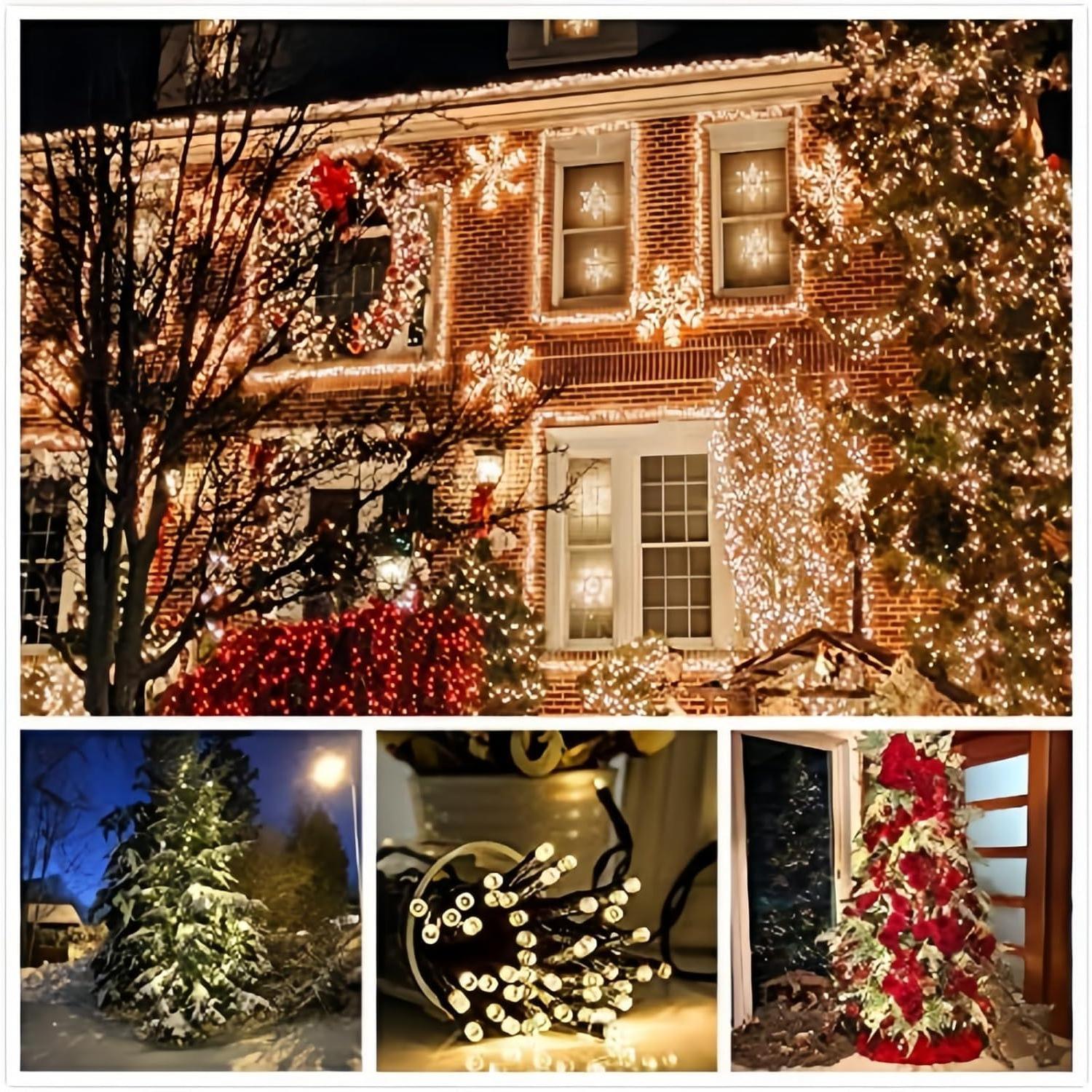 Lumimuse Solar String Lights Valentine and Holiday Gift – 200 LED Romantic Backyard and Garden Decor for Couples and New Homeowners