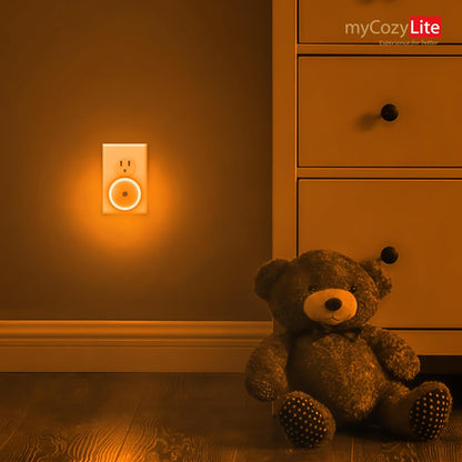 Lumina Wellness Night Light – Blue-Light-Free Amber Glow for Evening Bath and Meditation Corner