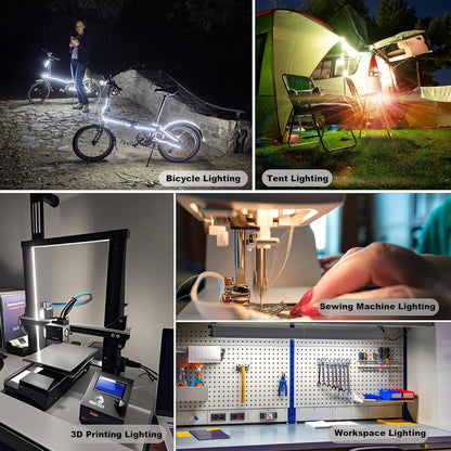 LuminGlow COB LED Strip Light – Ready-to-Gift Desk and Sewing Room Upgrade for the DIY Enthusiast