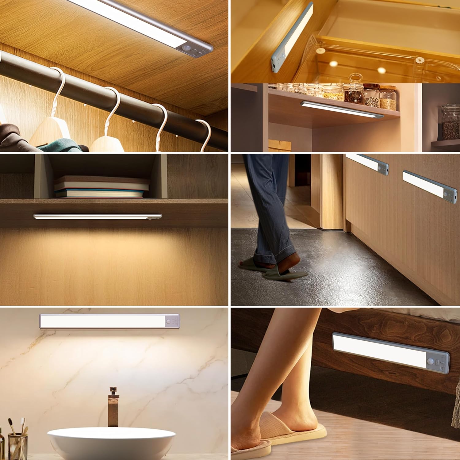 LuminReady PIR Night Light – Flameless, Cool-Touch Lighting for Seniors at Home and in RVs, 2-Pack