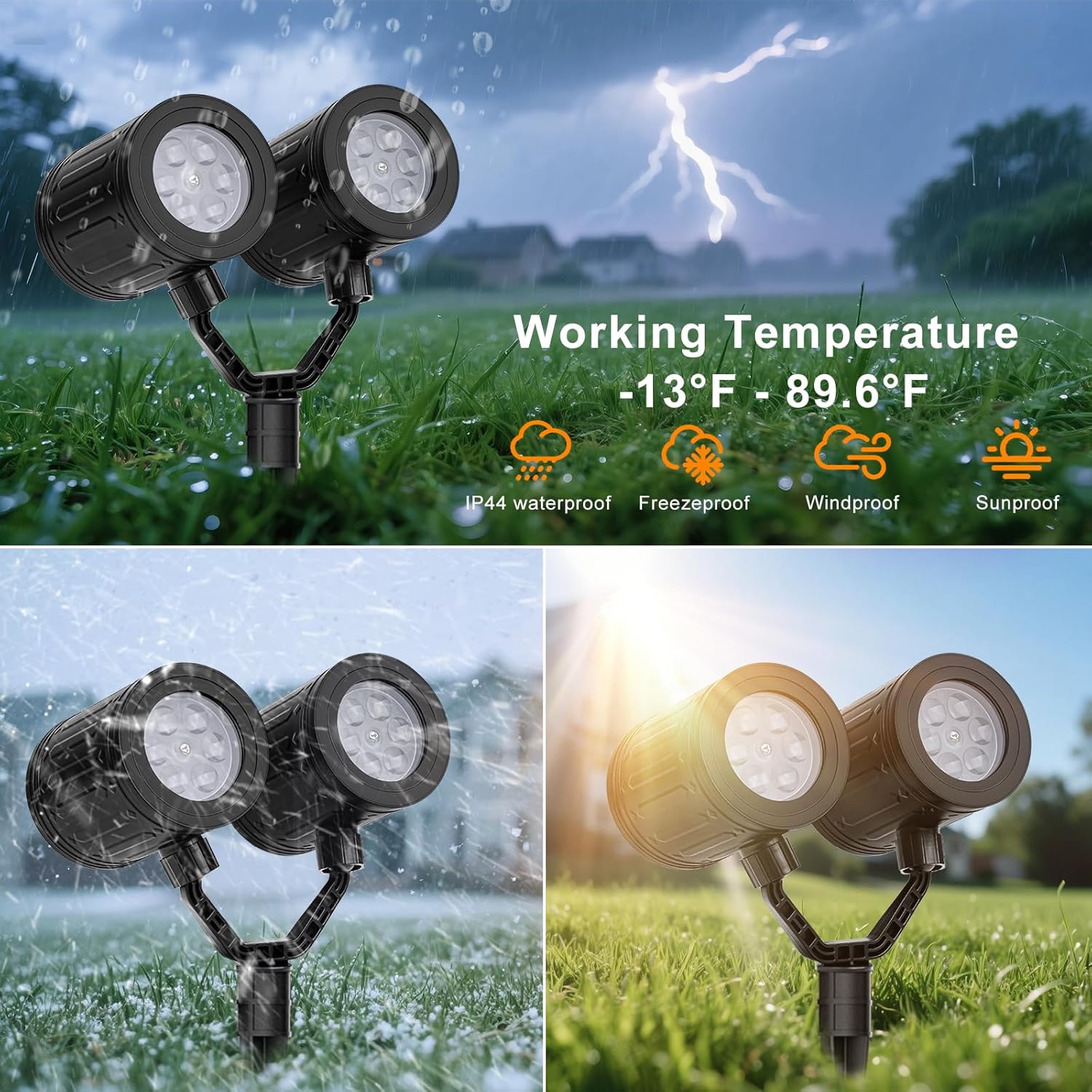 LUMIORA WinterGlow Snowflake Projector – Gift for Mom and Home Decor Lovers, Dual-Head LED Snowfall