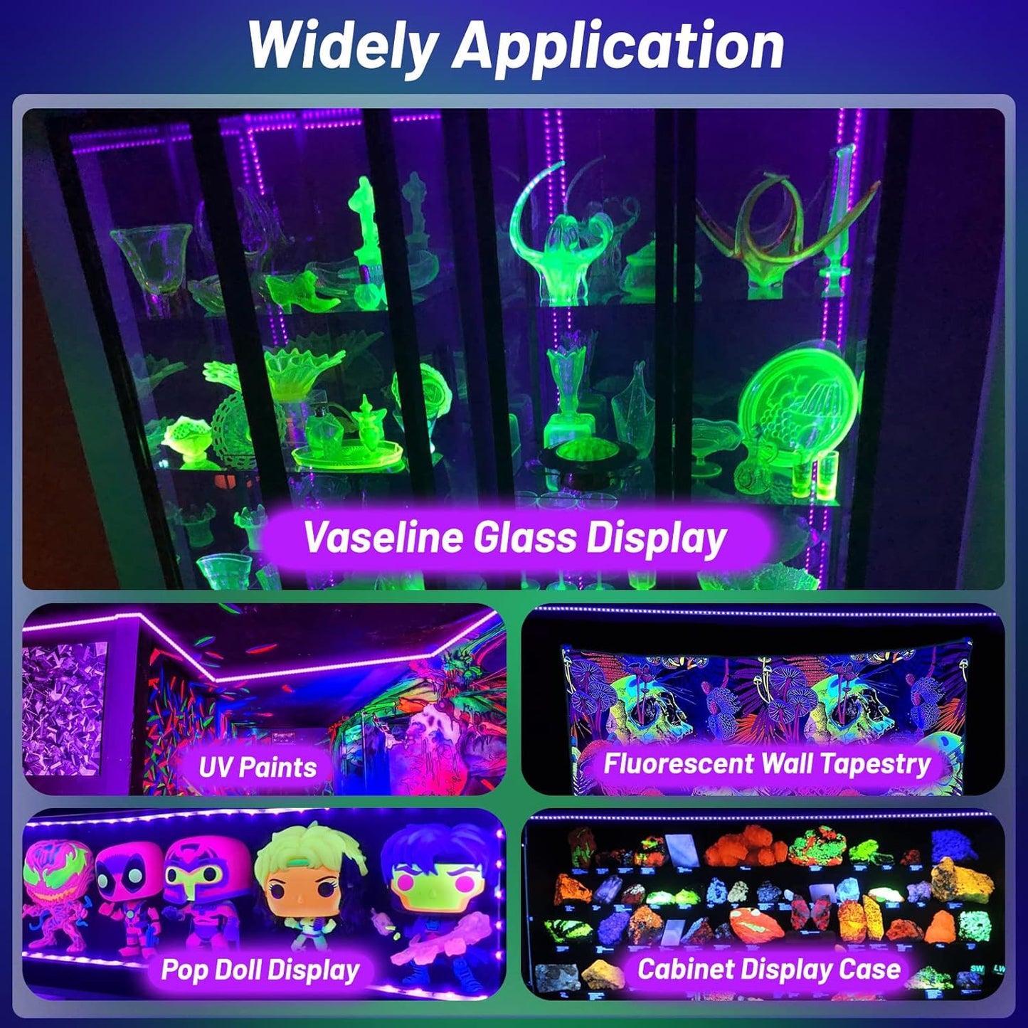 LumoGlow UV LED Strip – Thoughtful Gift for Creatives, Studio and Display Cabinet Lighting